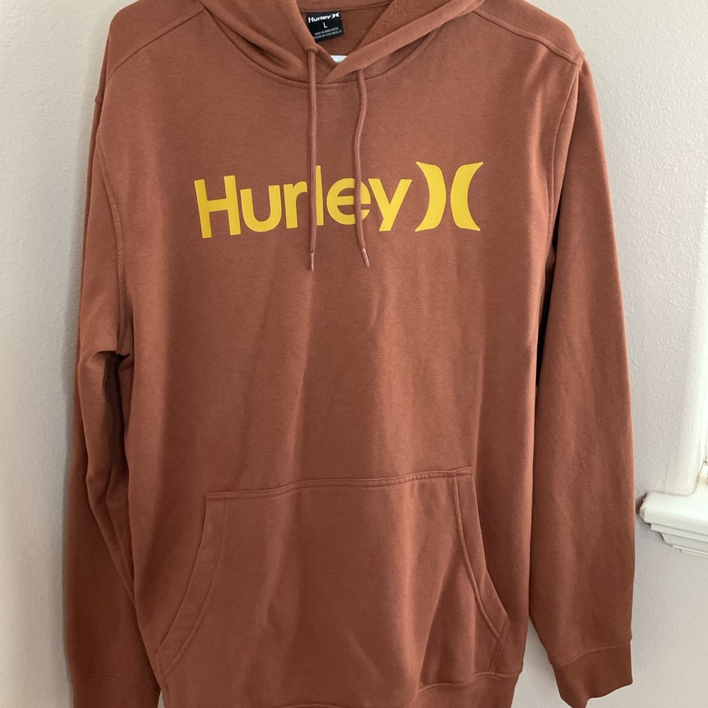 Hurley Men's Rust Hoodie Sweater
